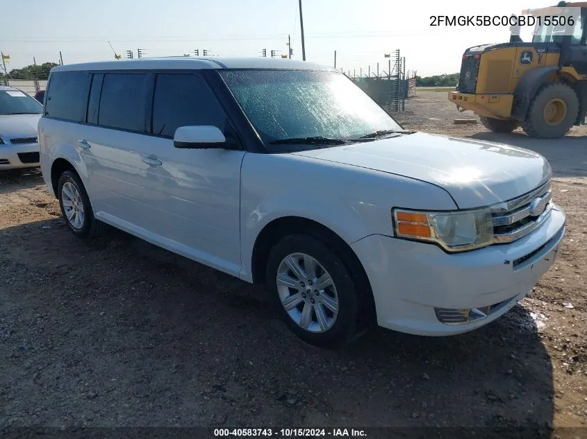 2012 Ford Flex Se VIN: 2FMGK5BC0CBD15506 Lot: 40583743