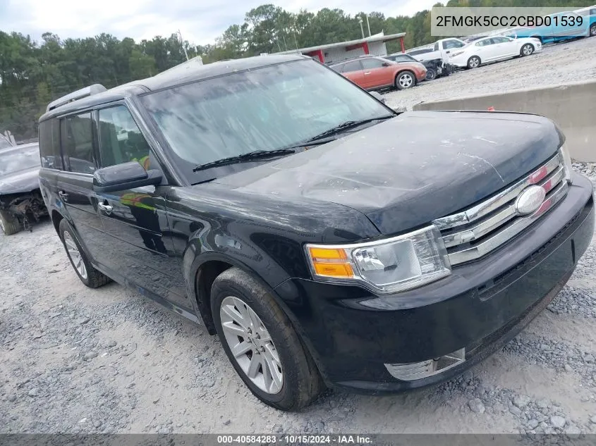 2012 Ford Flex Sel VIN: 2FMGK5CC2CBD01539 Lot: 40584283