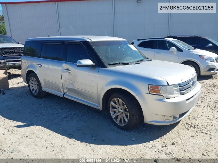 2FMGK5CC6CBD21258 2012 Ford Flex Sel