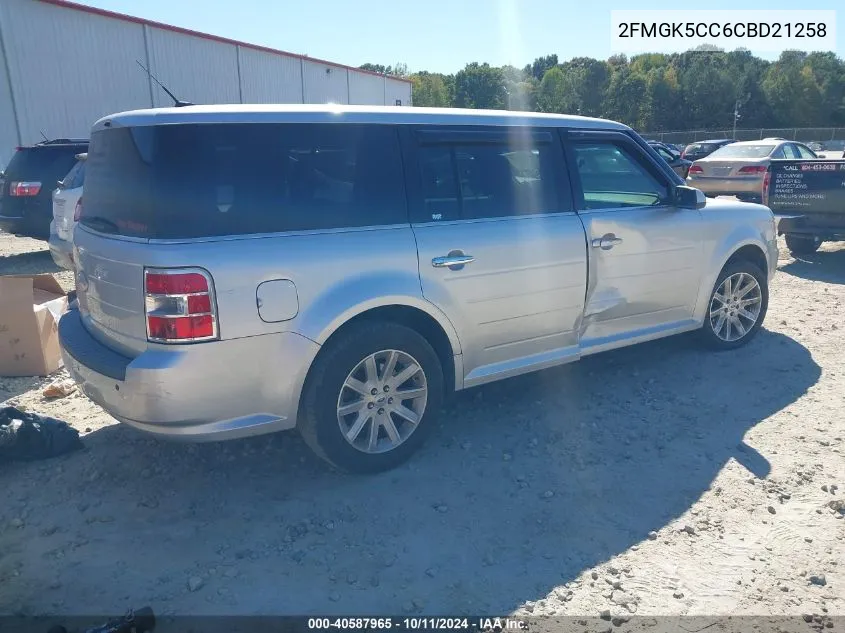 2FMGK5CC6CBD21258 2012 Ford Flex Sel