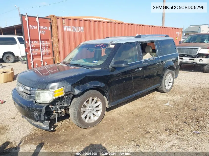 2012 Ford Flex Sel VIN: 2FMGK5CC5CBD06296 Lot: 40608908