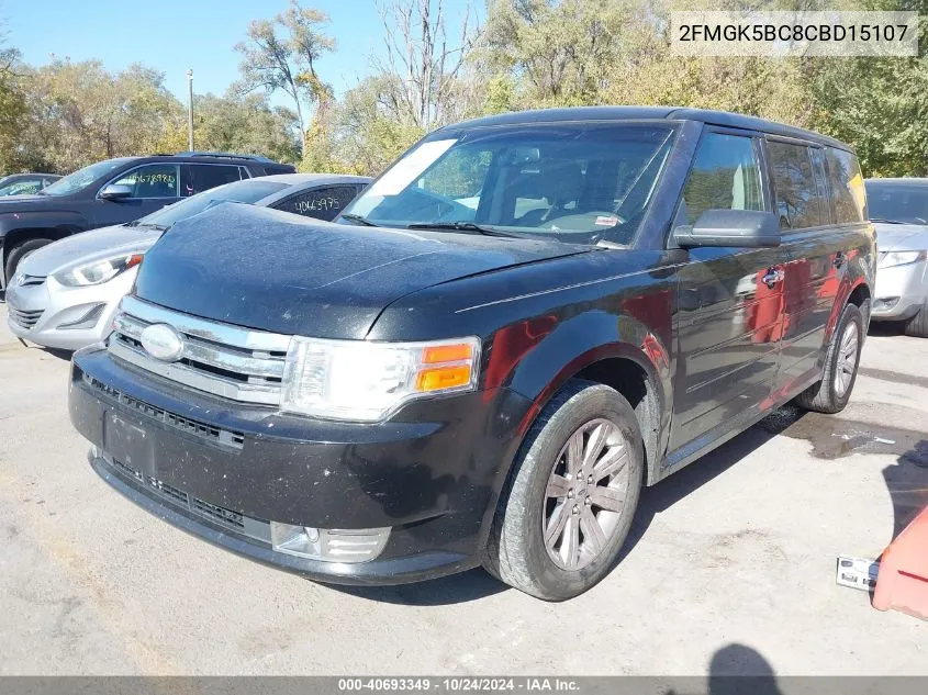 2012 Ford Flex Se VIN: 2FMGK5BC8CBD15107 Lot: 40693349