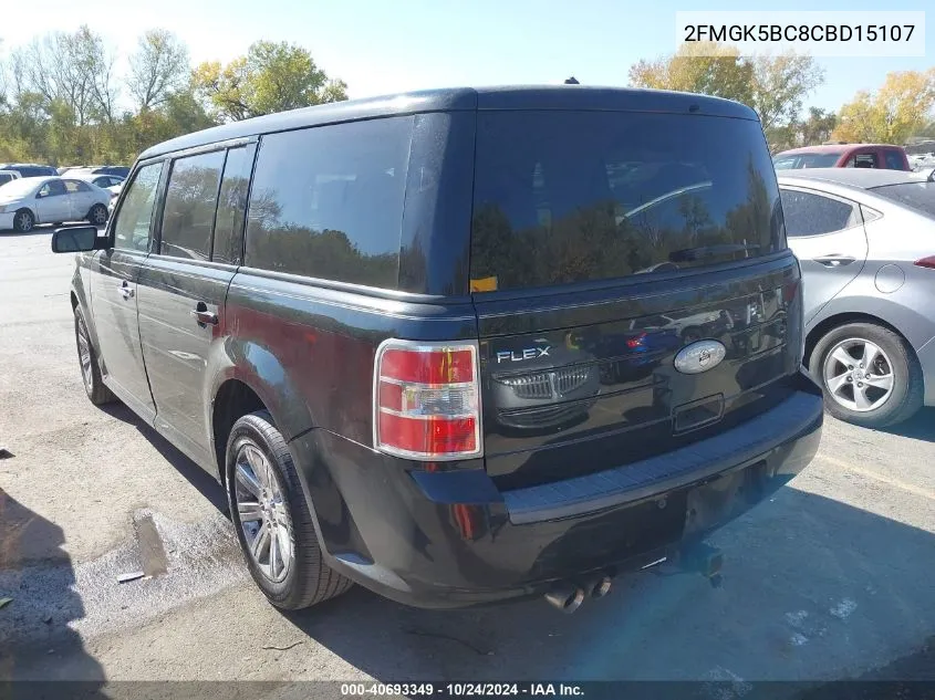 2012 Ford Flex Se VIN: 2FMGK5BC8CBD15107 Lot: 40693349