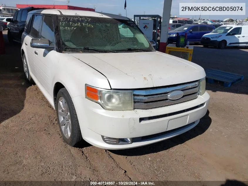 2012 Ford Flex Limited VIN: 2FMGK5DC6CBD05074 Lot: 40724957