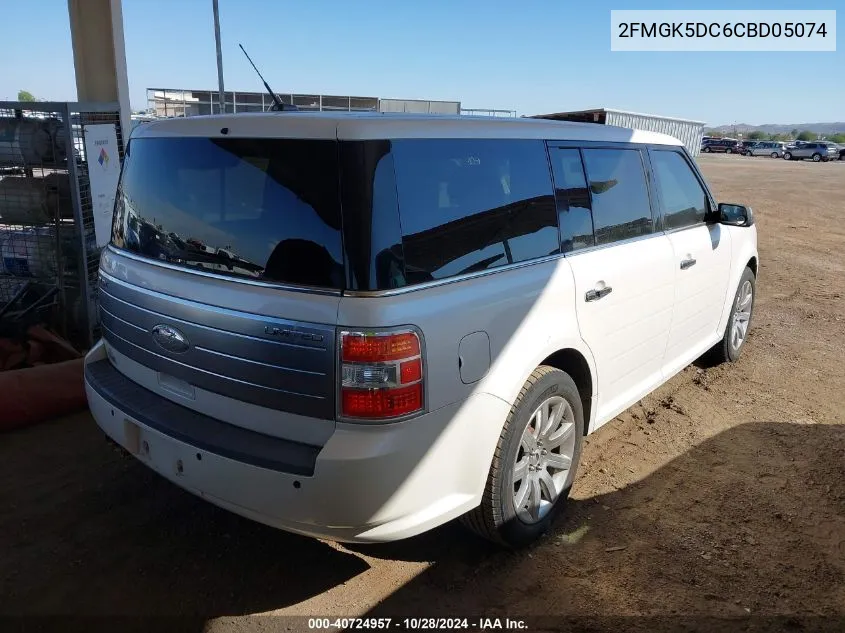 2012 Ford Flex Limited VIN: 2FMGK5DC6CBD05074 Lot: 40724957