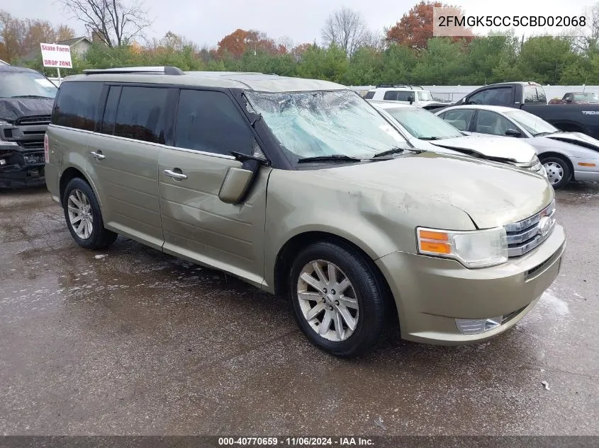 2012 Ford Flex Sel VIN: 2FMGK5CC5CBD02068 Lot: 40770659