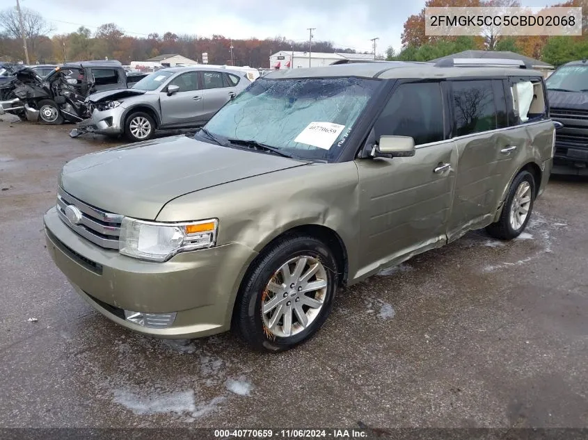 2012 Ford Flex Sel VIN: 2FMGK5CC5CBD02068 Lot: 40770659