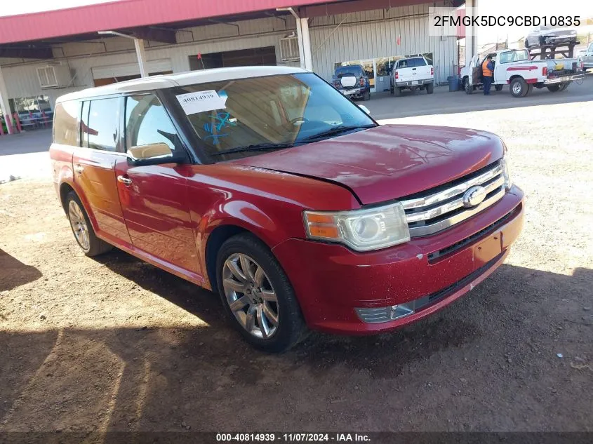 2012 Ford Flex Limited VIN: 2FMGK5DC9CBD10835 Lot: 40814939