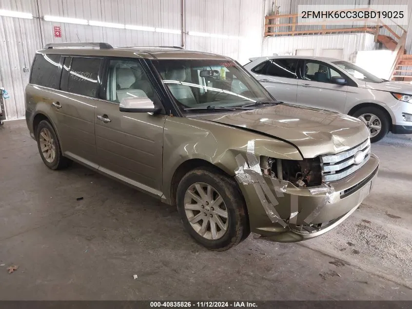 2012 Ford Flex Sel VIN: 2FMHK6CC3CBD19025 Lot: 40835826