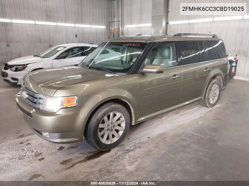 2012 Ford Flex Sel VIN: 2FMHK6CC3CBD19025 Lot: 40835826