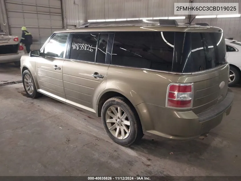 2012 Ford Flex Sel VIN: 2FMHK6CC3CBD19025 Lot: 40835826