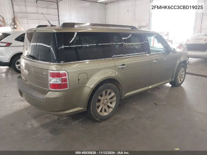 2012 Ford Flex Sel VIN: 2FMHK6CC3CBD19025 Lot: 40835826