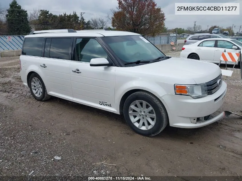 2012 Ford Flex Sel VIN: 2FMGK5CC4CBD11277 Lot: 40881278