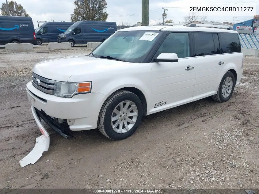 2012 Ford Flex Sel VIN: 2FMGK5CC4CBD11277 Lot: 40881278