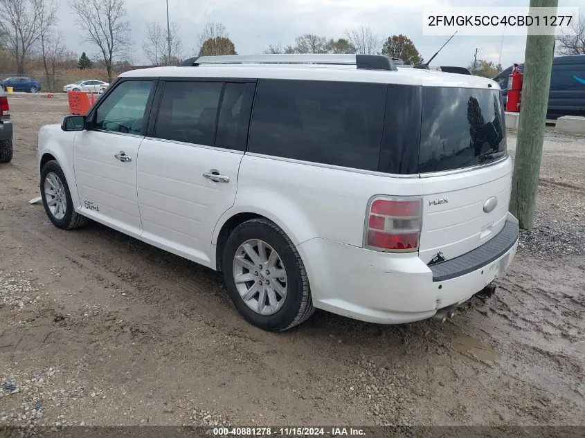 2012 Ford Flex Sel VIN: 2FMGK5CC4CBD11277 Lot: 40881278