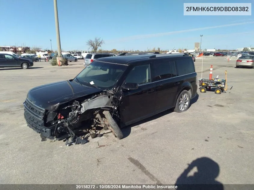 2013 Ford Flex Sel VIN: 2FMHK6C89DBD08382 Lot: 20158272