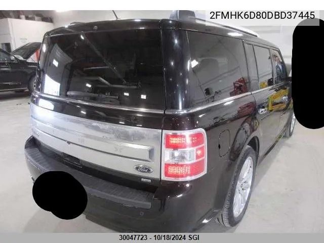 2013 Ford Flex Limited VIN: 2FMHK6D80DBD37445 Lot: 30047723