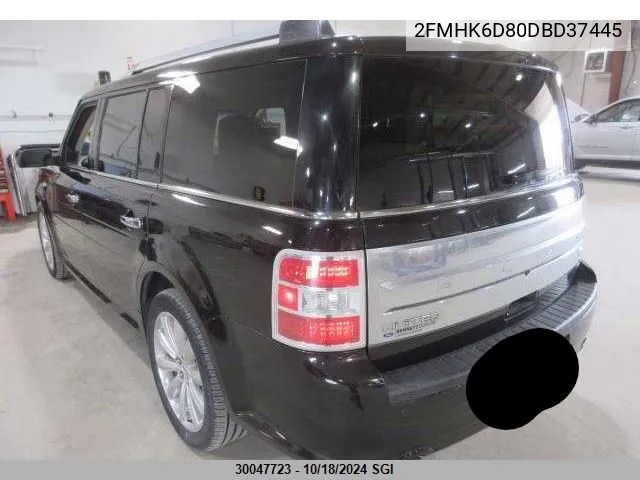 2013 Ford Flex Limited VIN: 2FMHK6D80DBD37445 Lot: 30047723