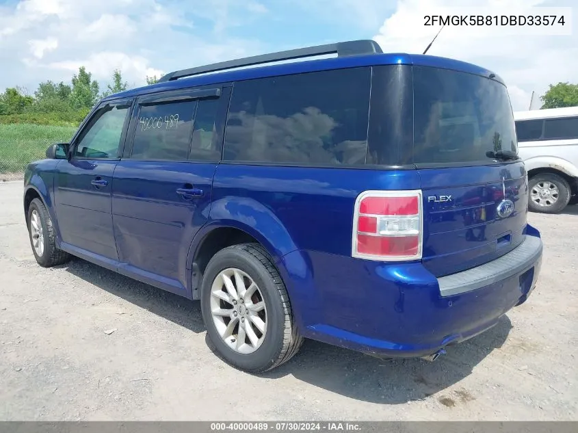 2FMGK5B81DBD33574 2013 Ford Flex Se