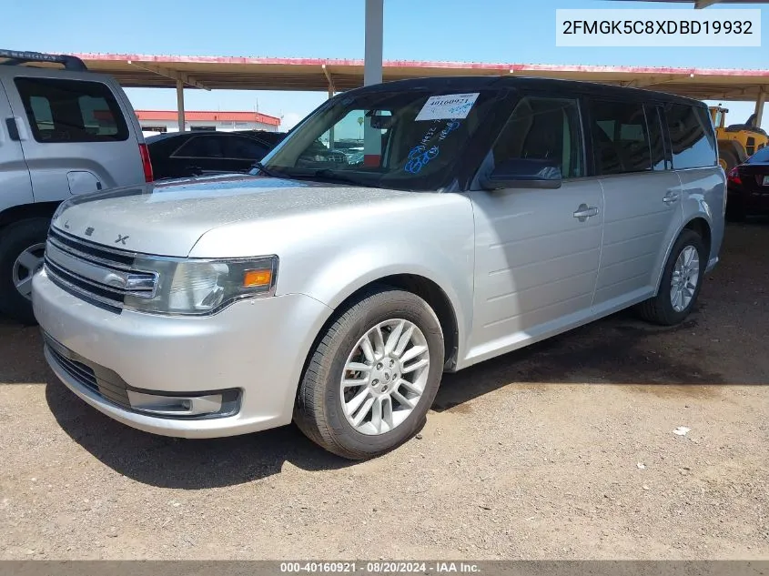 2013 Ford Flex Sel VIN: 2FMGK5C8XDBD19932 Lot: 40160921