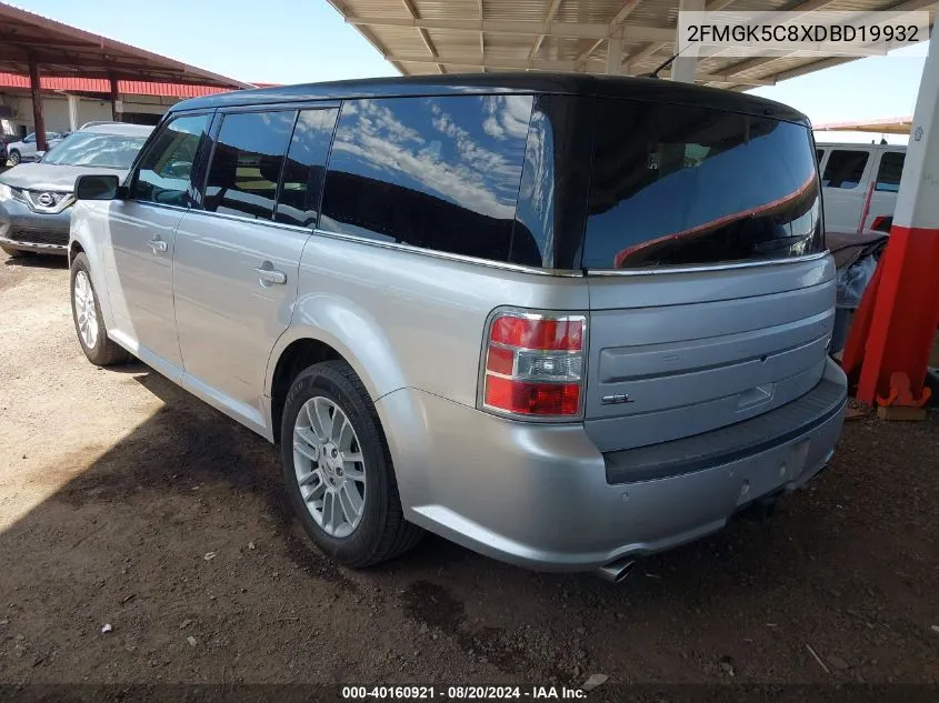 2FMGK5C8XDBD19932 2013 Ford Flex Sel