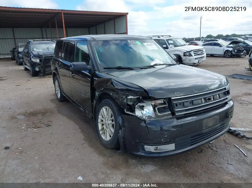 2013 Ford Flex Sel VIN: 2FMGK5C89DBD25219 Lot: 40308637