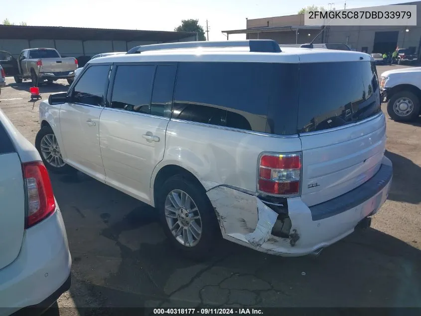 2013 Ford Flex Sel VIN: 2FMGK5C87DBD33979 Lot: 40318177