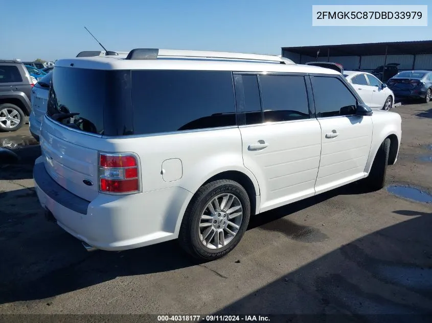 2013 Ford Flex Sel VIN: 2FMGK5C87DBD33979 Lot: 40318177