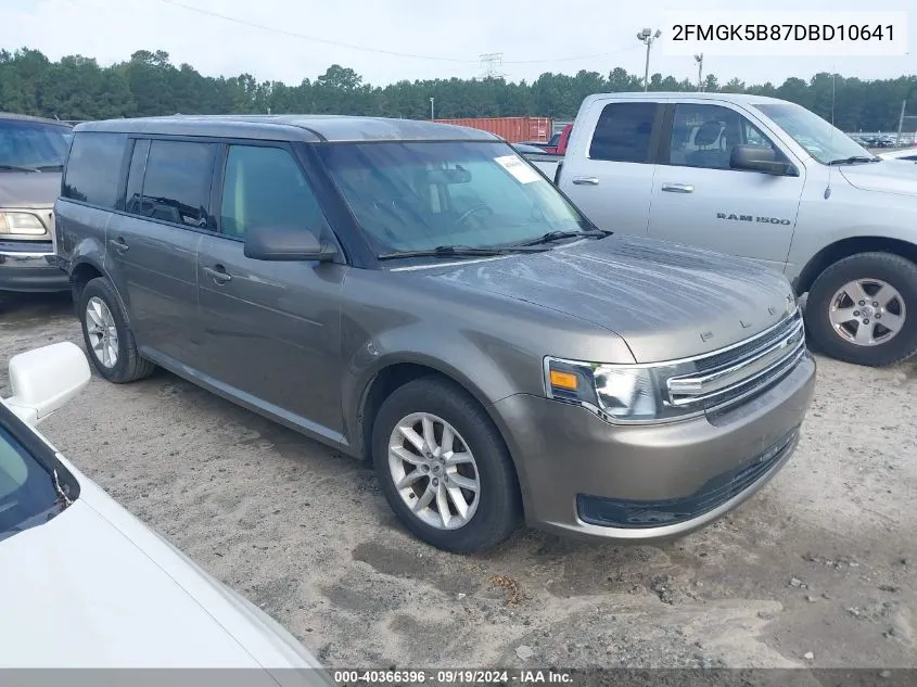 2013 Ford Flex Se VIN: 2FMGK5B87DBD10641 Lot: 40366396