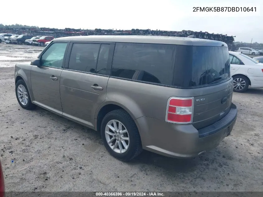 2013 Ford Flex Se VIN: 2FMGK5B87DBD10641 Lot: 40366396