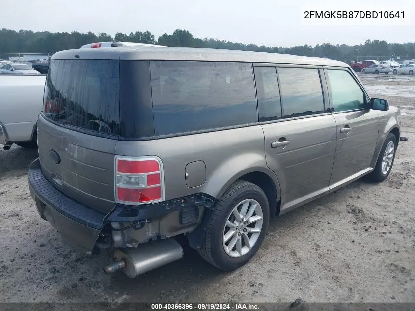 2013 Ford Flex Se VIN: 2FMGK5B87DBD10641 Lot: 40366396