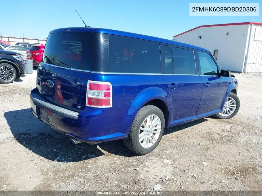 2013 Ford Flex Sel VIN: 2FMHK6C89DBD20306 Lot: 40383335