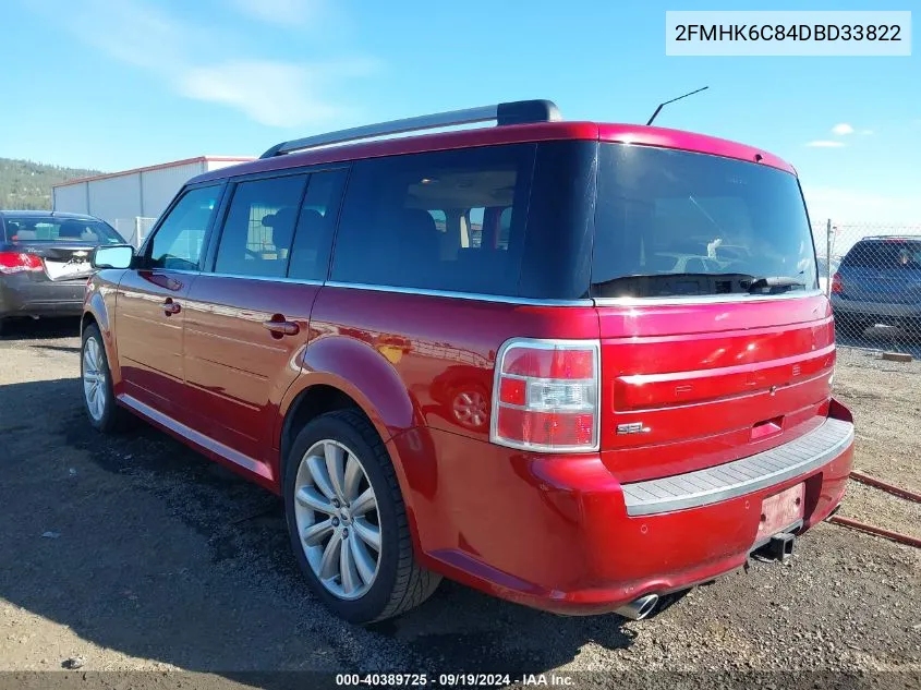 2013 Ford Flex Sel VIN: 2FMHK6C84DBD33822 Lot: 40389725