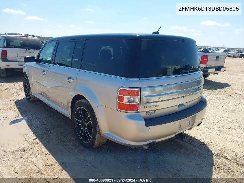 2013 Ford Flex Limited VIN: 2FMHK6DT3DBD05805 Lot: 40390021