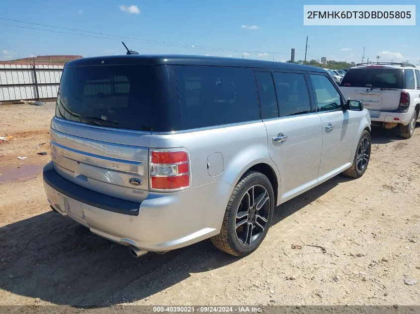 2013 Ford Flex Limited VIN: 2FMHK6DT3DBD05805 Lot: 40390021