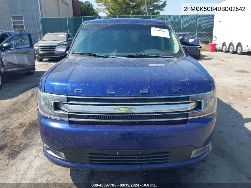 2013 Ford Flex Sel VIN: 2FMGK5C84DBD02642 Lot: 40397705