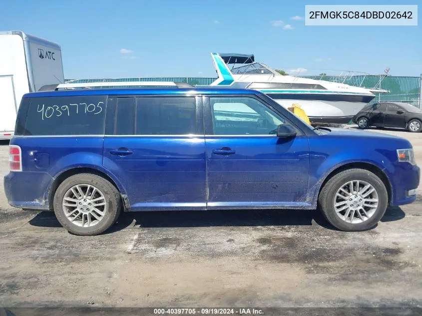 2013 Ford Flex Sel VIN: 2FMGK5C84DBD02642 Lot: 40397705