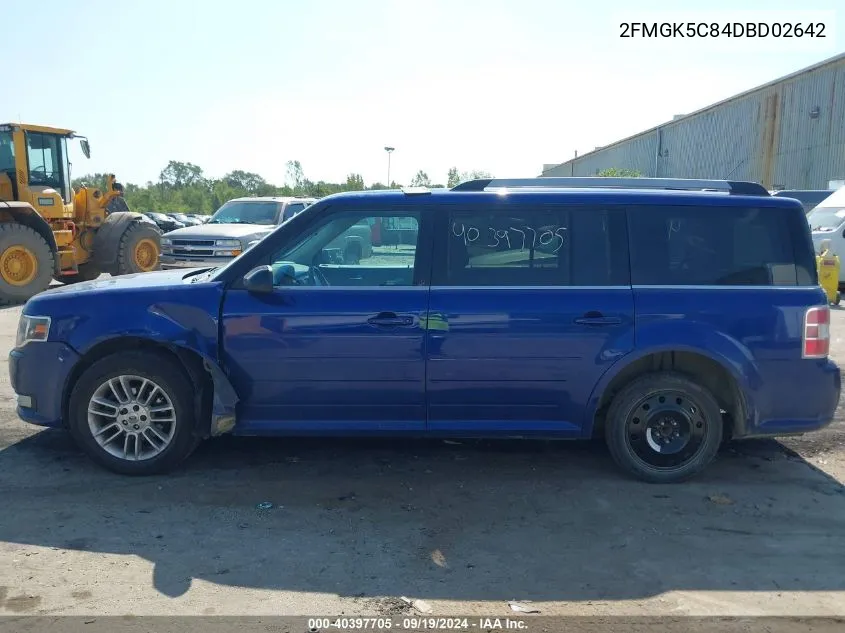 2013 Ford Flex Sel VIN: 2FMGK5C84DBD02642 Lot: 40397705