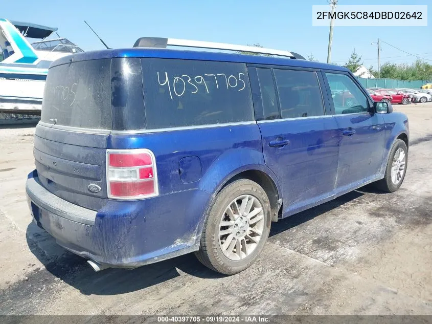 2FMGK5C84DBD02642 2013 Ford Flex Sel