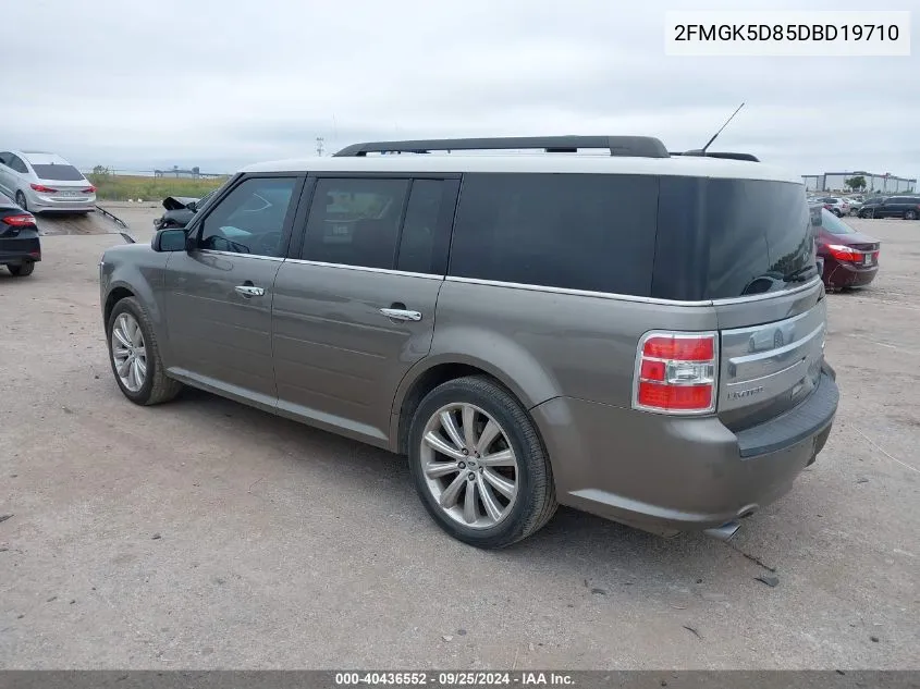 2013 Ford Flex Limited VIN: 2FMGK5D85DBD19710 Lot: 40436552