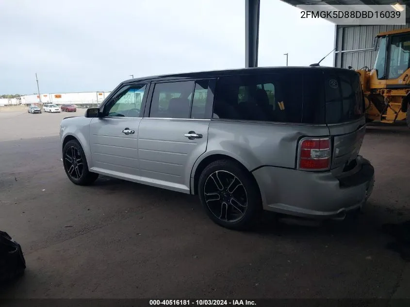 2013 Ford Flex Limited VIN: 2FMGK5D88DBD16039 Lot: 40516181