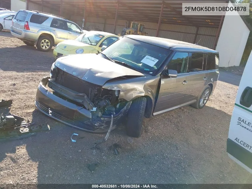 2013 Ford Flex Limited VIN: 2FMGK5D81DBD04878 Lot: 40532681