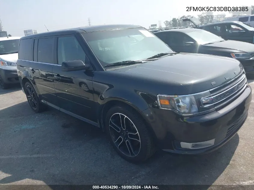 2013 Ford Flex Sel VIN: 2FMGK5C83DBD38385 Lot: 40534290