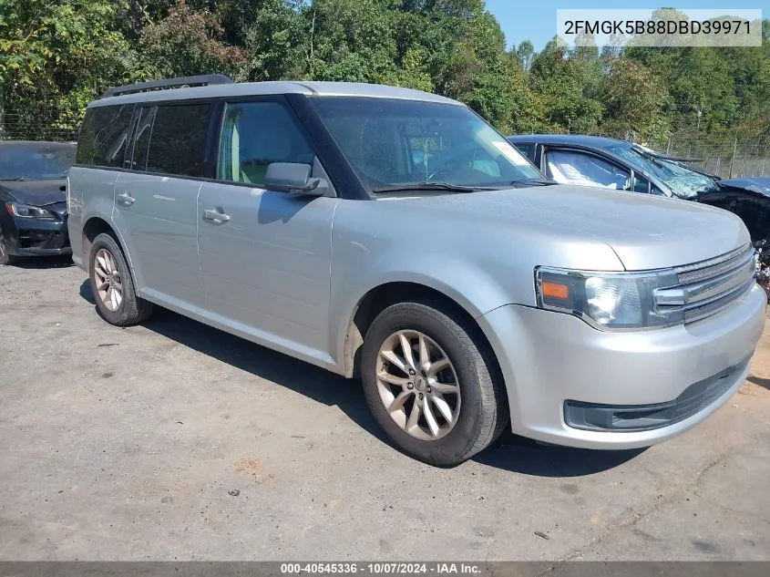 2013 Ford Flex Se VIN: 2FMGK5B88DBD39971 Lot: 40545336