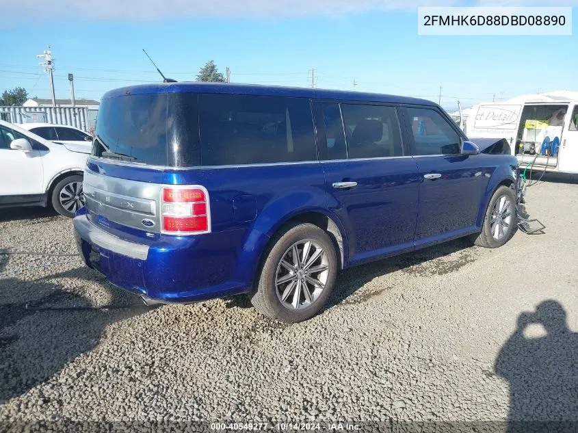 2013 Ford Flex Limited VIN: 2FMHK6D88DBD08890 Lot: 40549277