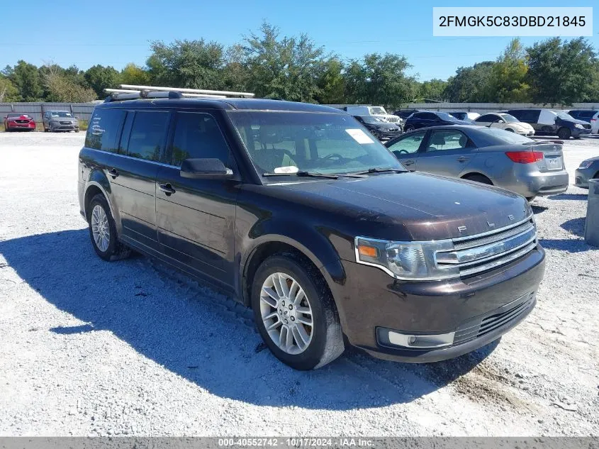 2013 Ford Flex Sel VIN: 2FMGK5C83DBD21845 Lot: 40552742