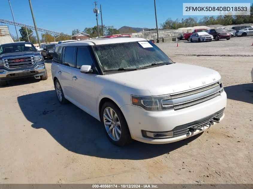 2013 Ford Flex Limited VIN: 2FMGK5D84DBD18533 Lot: 40568174