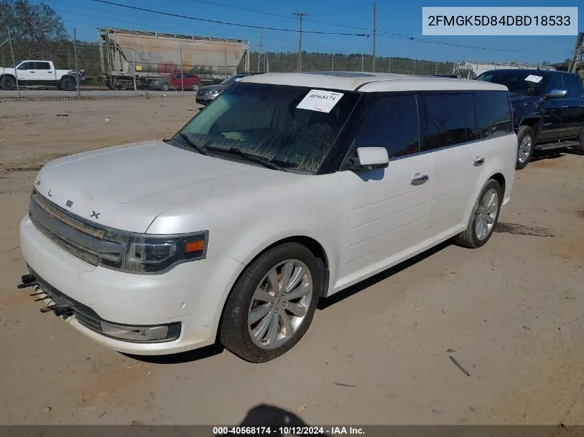 2013 Ford Flex Limited VIN: 2FMGK5D84DBD18533 Lot: 40568174