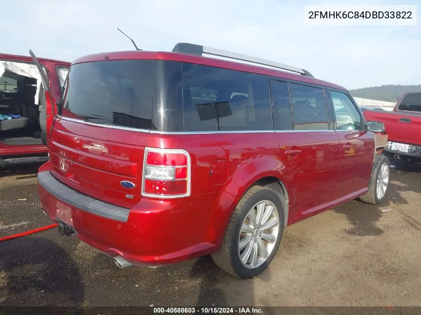 2013 Ford Flex Sel VIN: 2FMHK6C84DBD33822 Lot: 40588603