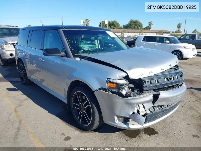 2013 Ford Flex Sel VIN: 2FMGK5C82DBD19925 Lot: 40623068